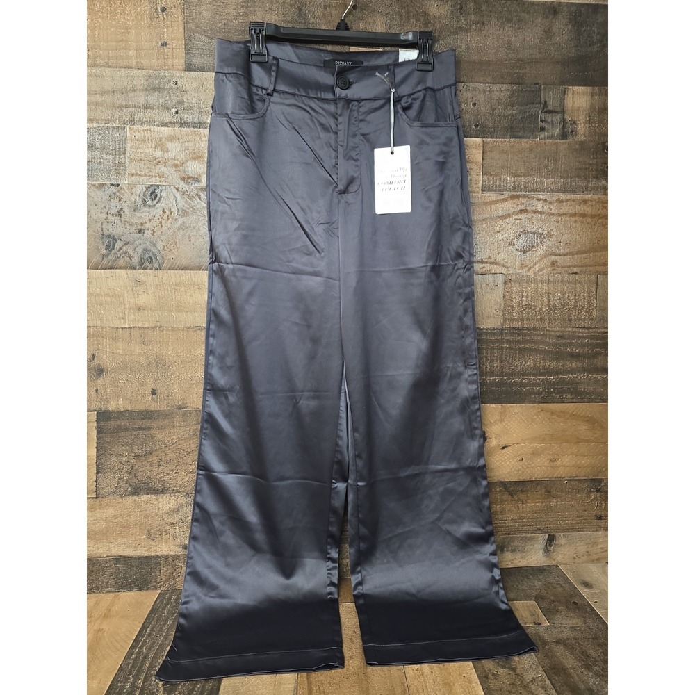 Royalty For Me Black Satin Pants Witchy Fairygoth Event Dressy Sexy Size 6